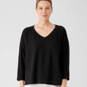 NEW Eileen Fisher 100% Organic Cotton Top